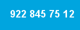 922 845 75 12 922 845 75 12